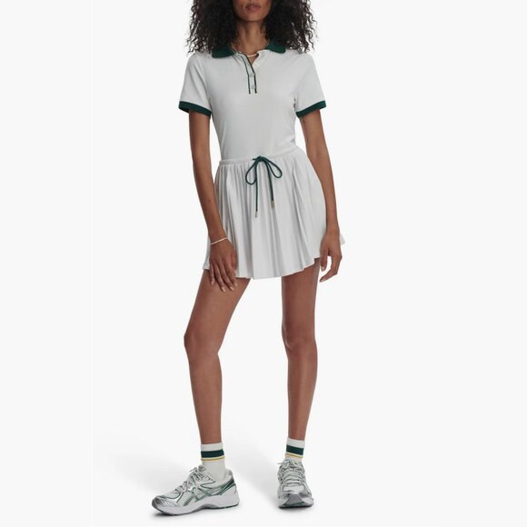 Varley Dresses & Skirts - NEW Varley - Sizes S, L, XL Paloma Short-Sleeve Court Mini Dress - White